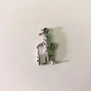 Vintage Gnome Charm  Pendant 1 Inch Size